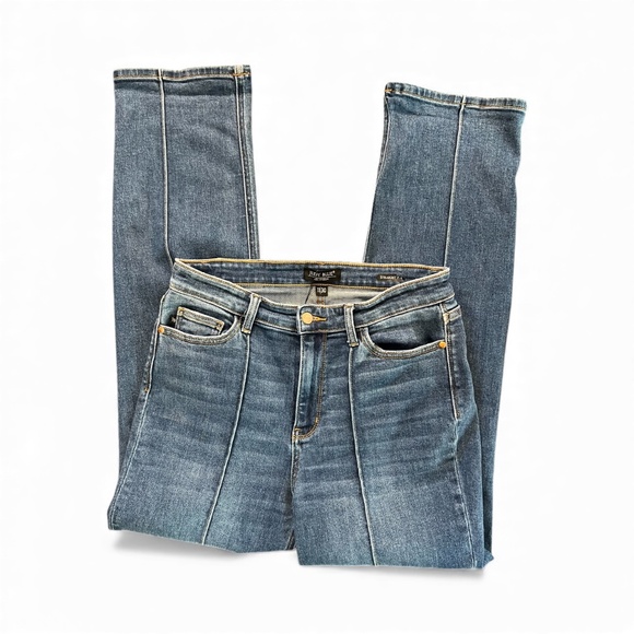 EUC Judy Blue straight fit permanent crease jeans | Sz 11/30 - Picture 2 of 7